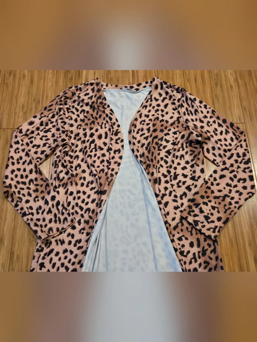 Zeagoo Leopard Print Cardigan Jacket